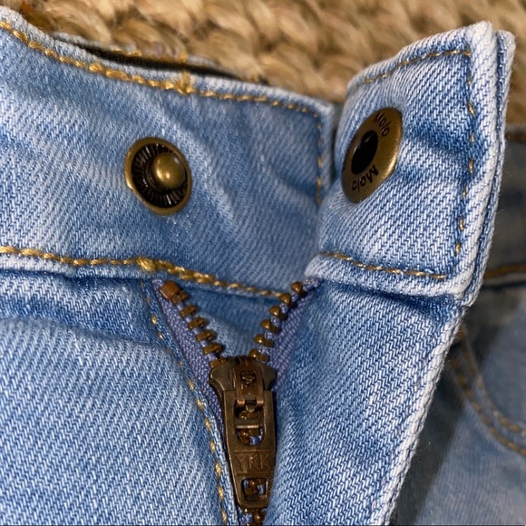 MOLO Angelina Denim Shorts-Rainbow Stripe - Picture 6 of 7